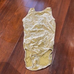 gymnastics training leotard, lightly worn